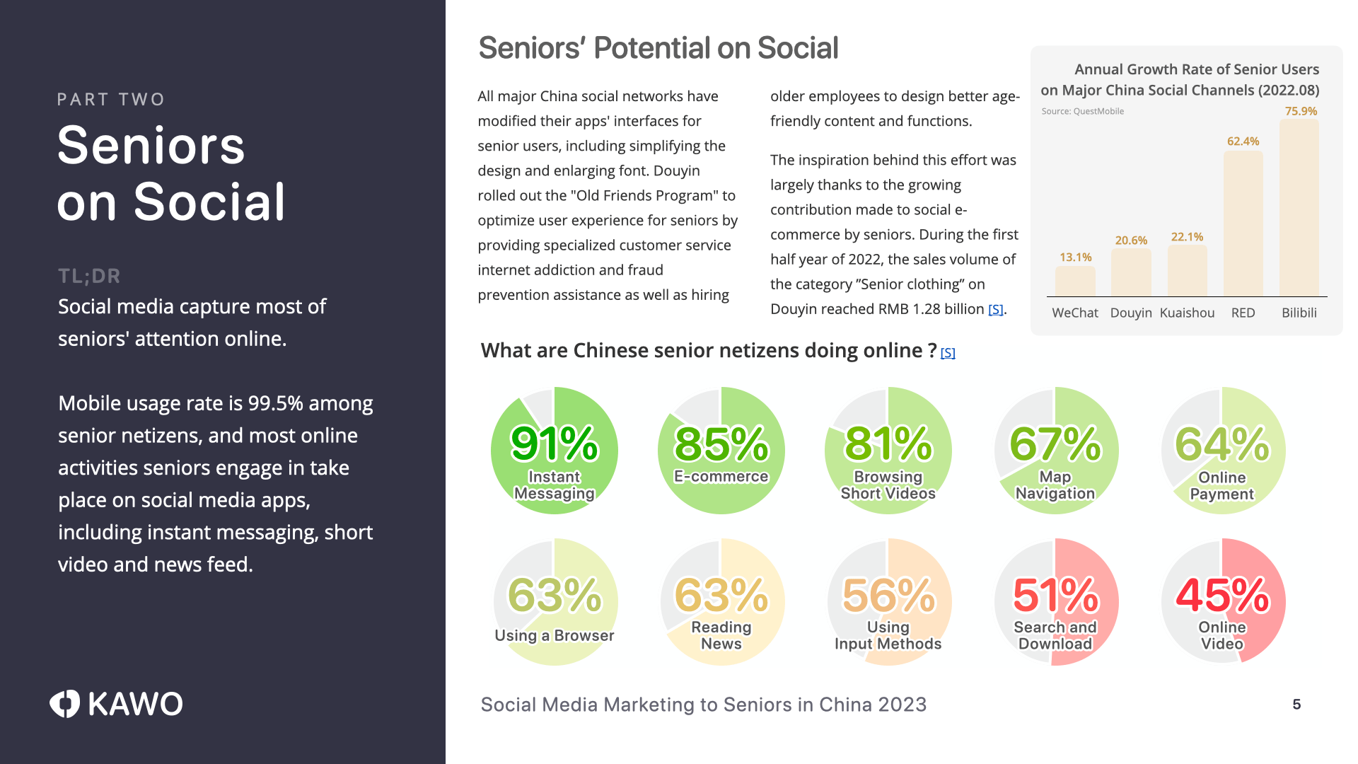 KAWO s Social Media Marketing b to Seniors in China 2023 KAWO 科握