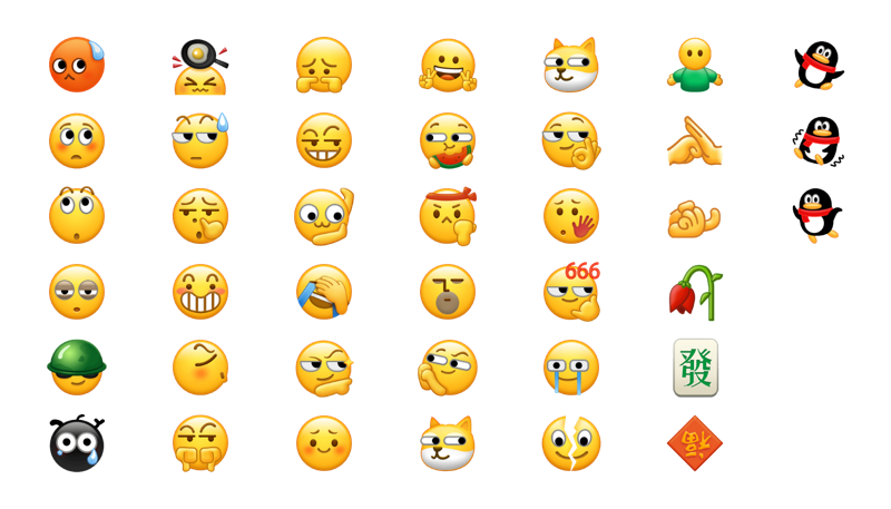 iPhone has 3,633 emojis,<br /> but WeChat still Added 40 Extra!插图13