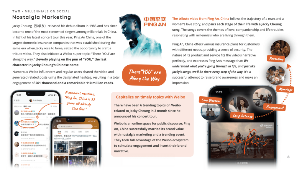 A screenshot of the content on Nostalgia Marketing, one of the approaches which brands can use to attract millennials