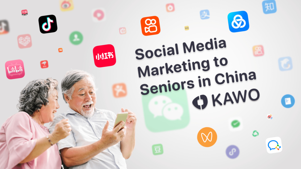 cover image for social media marketing to seniors in China