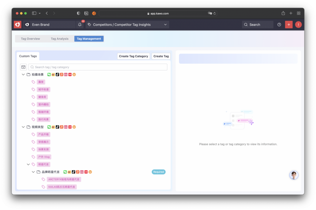 Competitor Tag Management | KAWO 科握